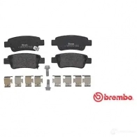 Тормозные колодки дисковые, комплект BREMBO P 28 046 24636 24 635 800126 - Изображение 6