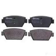 Тормозные колодки дисковые, комплект BREMBO 21 125 P 54 010 7225D329 800492 - Изображение 3