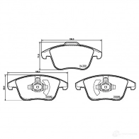 Тормозные колодки, комплект BREMBO DEY6 FB p24211 1438411168 - Изображение 6