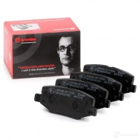 Тормозные колодки дисковые, комплект BREMBO 24603 799846 P 18 024 24 602 - Изображение 2