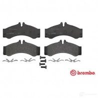 Тормозные колодки дисковые, комплект BREMBO 800375 2915 3 8246D1136 P 50 028 - Изображение 3