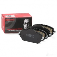 Тормозные колодки дисковые, комплект BREMBO 22 031 22032 P 50 118 800459 - Изображение 2