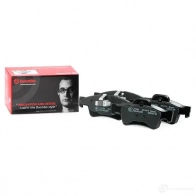Тормозные колодки дисковые, комплект BREMBO 800409 P 50 064 23 923 23924 - Изображение 2