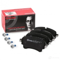 Тормозные колодки дисковые, комплект BREMBO 801214 P 85 154 2 2308 22309 - Изображение 2