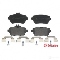 Тормозные колодки дисковые, комплект BREMBO P 50 117 2 5071 25072 800458 - Изображение 3
