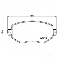 Тормозные колодки дисковые, комплект BREMBO P 68 068 226 10 4XCHTU 1210401007 - Изображение 5