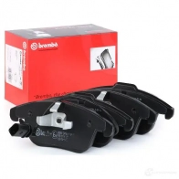Тормозные колодки дисковые, комплект BREMBO 24333 243 32 P 85 113 801173 - Изображение 4
