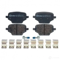 Тормозные колодки, комплект BREMBO 1438411476 p59098 E6G9R F3 - Изображение 3