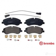 Тормозные колодки дисковые, комплект BREMBO D17879014 800076 P 24 152 256 02 - Изображение 6