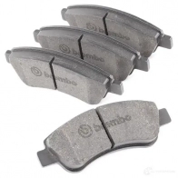 Тормозные колодки дисковые, комплект BREMBO P 61 066X 8020584069097 AFTA6 Q 1422938867 - Изображение 4