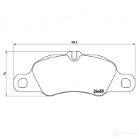 Тормозные колодки дисковые, комплект BREMBO 2 4459 800811 P 65 019 D13898498 - Изображение 2