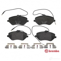 Тормозные колодки дисковые, комплект BREMBO 800741 24174 P 61 078 24 133 - Изображение 8