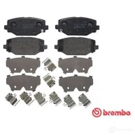 Тормозные колодки дисковые, комплект BREMBO 25 376 P 11 032 25377 799818 - Изображение 3