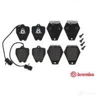 Тормозные колодки дисковые, комплект BREMBO 21454 2145 2 801104 P 85 038 - Изображение 3