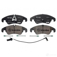 Тормозные колодки дисковые, комплект BREMBO 8020584069325 UW 4DN5 P 85 098X 1422938839 - Изображение 6