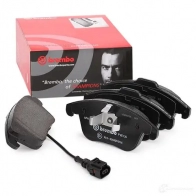 Тормозные колодки дисковые, комплект BREMBO P 85 130 801190 243 33 24334 - Изображение 2