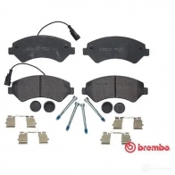 Тормозные колодки, комплект BREMBO 800781 24467 p61118 2446 6 - Изображение 6