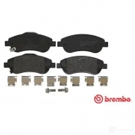 Тормозные колодки дисковые, комплект BREMBO 24639 2 4638 P 28 045 800125 - Изображение 6