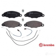 Тормозные колодки, комплект BREMBO 800765 21989 p61102 219 88 - Изображение 3