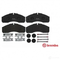 Тормозные колодки, комплект BREMBO 800428 7LL1HU p50083 292 37 - Изображение 3