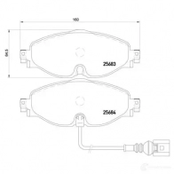 Тормозные колодки дисковые, комплект BREMBO J5C FEZS P 85 126X 8020584069417 1422938830 - Изображение 8