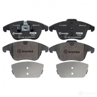 Тормозные колодки дисковые, комплект BREMBO BHBNN V P 44 020X 8020584068915 1422938891 - Изображение 3