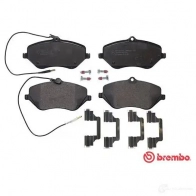 Тормозные колодки дисковые, комплект BREMBO 2 4133 24174 P 61 119 800782 - Изображение 3