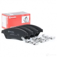Тормозные колодки дисковые, комплект BREMBO P 59 076 25032 25 031 800665 - Изображение 4