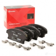 Тормозные колодки дисковые, комплект BREMBO 8020584069080 T8 5TC2 1422938868 P 59 077X - Изображение 2