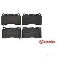 Тормозные колодки дисковые, комплект BREMBO 23325 2309 2 P 54 039 800520 - Изображение 6