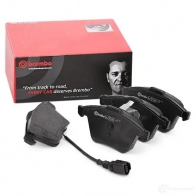Тормозные колодки дисковые, комплект BREMBO 23913 P 85 129 239 12 801189 - Изображение 2