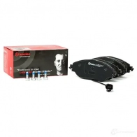 Тормозные колодки дисковые, комплект BREMBO 2 4738 25217 P 85 131 801191 - Изображение 2