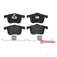 Тормозные колодки дисковые, комплект BREMBO P 59 046 800651 2 3404 23405 - Изображение 3