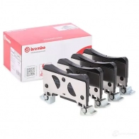 Тормозные колодки дисковые, комплект BREMBO P 50 113 800454 D13738485 244 73 - Изображение 2