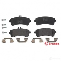 Тормозные колодки дисковые, комплект BREMBO P 50 125 25 163 25164 800466 - Изображение 3