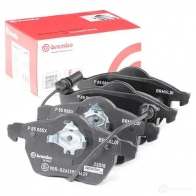 Тормозные колодки дисковые, комплект BREMBO 8020584069301 P 85 085X 1422938841 6VKX O - Изображение 3