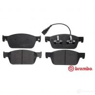 Тормозные колодки дисковые, комплект BREMBO 801201 P 85 141 24624 2 4623 - Изображение 10