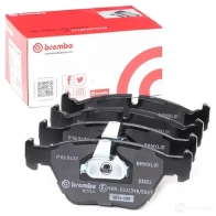 Тормозные колодки дисковые, комплект BREMBO 1422938933 8020584068557 P 06 043X QJJMD 6 - Изображение 2