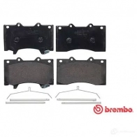 Тормозные колодки дисковые, комплект BREMBO P 56 081 25 240 800593 25241 - Изображение 3