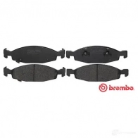 Тормозные колодки дисковые, комплект BREMBO P 37 005 2363 1 23632 800260 - Изображение 3