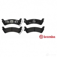 Тормозные колодки дисковые, комплект BREMBO P 37 012 24507 800267 24 506 - Изображение 3