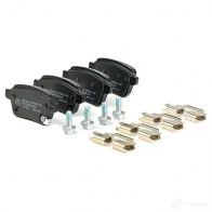 Тормозные колодки дисковые, комплект BREMBO 2222 0 22221 P 59 086 800674 - Изображение 4