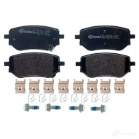 Тормозные колодки дисковые, комплект BREMBO 1438412168 251L HDI P 50 153 - Изображение 3
