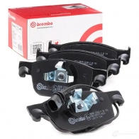 Тормозные колодки дисковые, комплект BREMBO 22384 223 83 P 85 153 801213 - Изображение 2