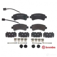 Тормозные колодки, комплект BREMBO p61130 25 987 800792 25988 - Изображение 3