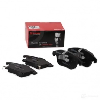 Тормозные колодки дисковые, комплект BREMBO 25 591 800084 P 24 173 25592 - Изображение 2