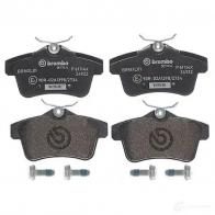 Тормозные колодки дисковые, комплект BREMBO 8020584069165 HN LV3J 1422938860 P 61 114X - Изображение 3