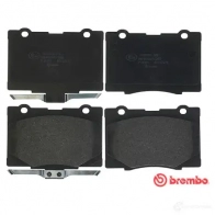 Тормозные колодки дисковые, комплект BREMBO P 28 079 25 117 25118 800141 - Изображение 4