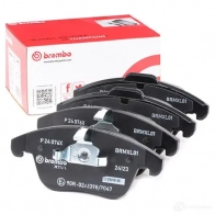 Тормозные колодки дисковые, комплект BREMBO 8020584068786 4I1 2J 1422938905 P 24 076X - Изображение 4