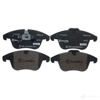 Тормозные колодки дисковые, комплект BREMBO 8020584068786 4I1 2J 1422938905 P 24 076X - Изображение 8